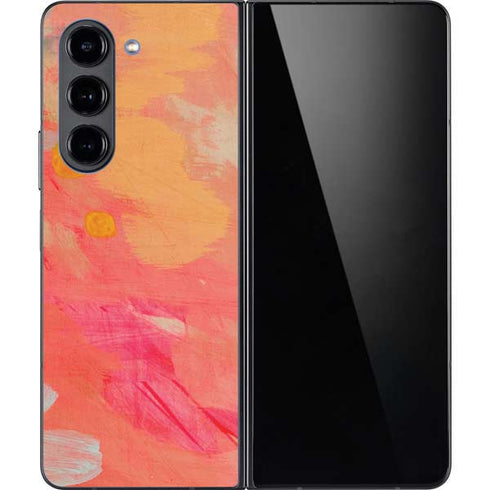 Colored Finger Paint Galaxy Z Fold5 5G Skin